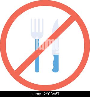 Fasting icon vector image. Suitable for mobile application web application and print media. Stock Vector