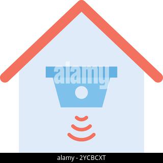 Infrared Sensor icon vector image. Suitable for mobile application web application and print media. Stock Vector