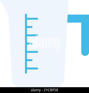 Measuring Cup icon vector image. Suitable for mobile application web application and print media. Stock Vector
