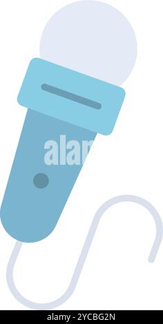 Microphone icon vector image. Suitable for mobile application web application and print media. Stock Vector
