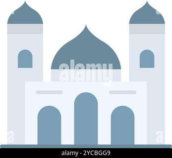 Mosque icon vector image. Suitable for mobile application web application and print media. Stock Vector