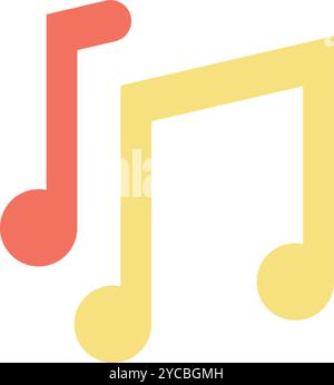 Music icon vector image. Suitable for mobile application web application and print media. Stock Vector