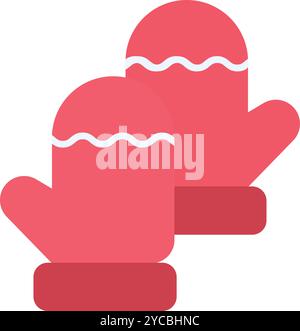 Oven Mitts icon vector image. Suitable for mobile application web application and print media. Stock Vector
