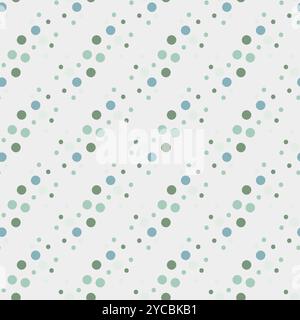 Seamless dotted pattern. Abstract background in minimalistic style. Decorative print. Stock Vector