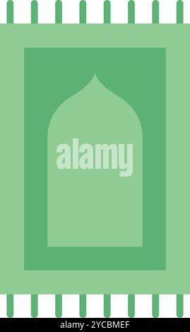 Prayer Mat icon vector image. Suitable for mobile application web application and print media. Stock Vector