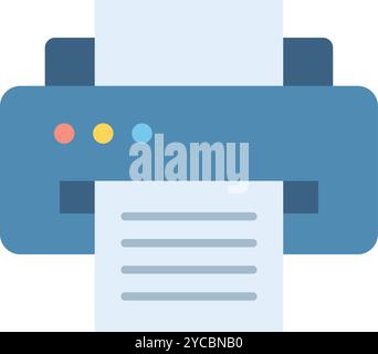 Printer icon vector image. Suitable for mobile application web application and print media. Stock Vector