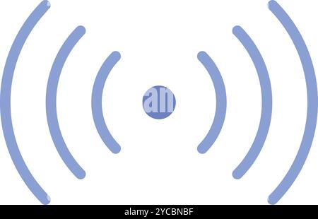 Radio Frequency Identification icon vector image. Suitable for mobile application web application and print media. Stock Vector