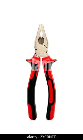 Pliers. The manual tool. Isolated on white background. Stock Photo