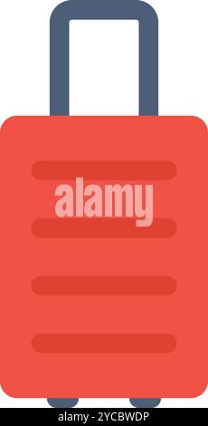 Suitcase icon vector image. Suitable for mobile application web application and print media. Stock Vector