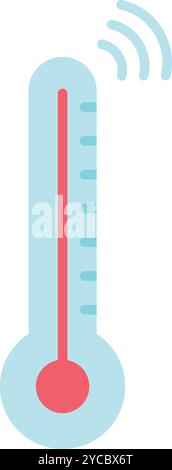 Temperature icon vector image. Suitable for mobile application web application and print media. Stock Vector