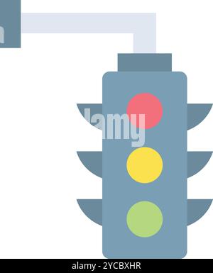 Traffic Light icon vector image. Suitable for mobile application web application and print media. Stock Vector