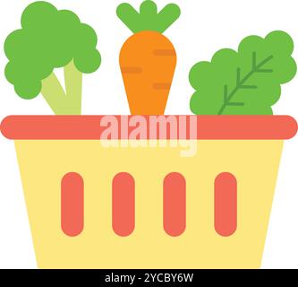 Vegetables icon vector image. Suitable for mobile application web application and print media. Stock Vector