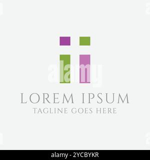 Simple Minimalist Negative Space Jesus Christian Catholic Cross for Community Charity Foundation Logo Design Vector Stock Vector