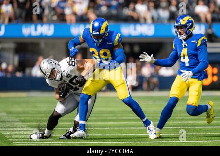 Los Angeles Rams Safety Jaylen Mccollough (39) Defends During An Nfl 