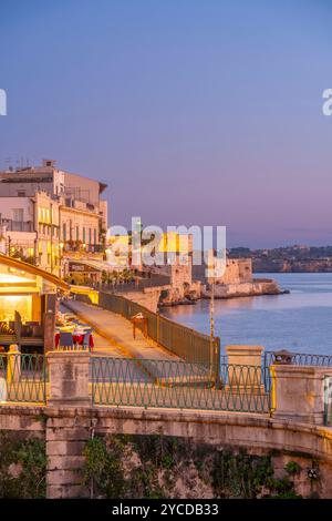 Ortigia, Syracuse, Sicily, Italy Stock Photo