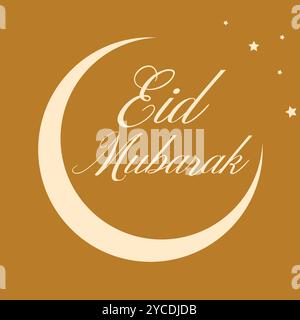 Eid Mubarak greeting Stock Vector