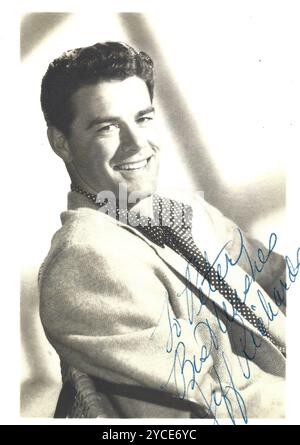 Jeff Richards- American film actor best known for Seven Brides for Seven Brothers Stock Photo