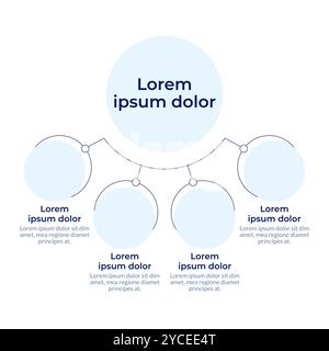 Marketing related circular diagram infographic Stock Vector