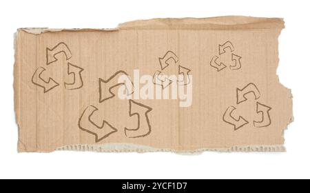 High res cardboard elements Stock Photo