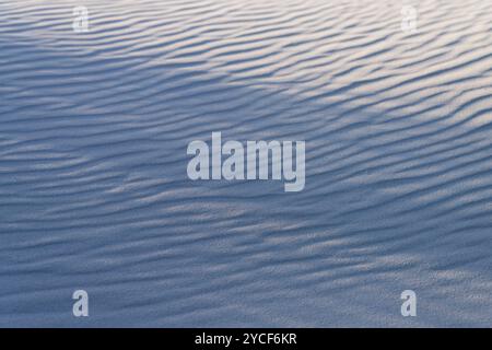Patterns formed by the wind on the beach, Amrum Island, Schleswig-Holstein Wadden Sea National Park, Germany, Schleswig-Holstein, North Sea coast Stock Photo