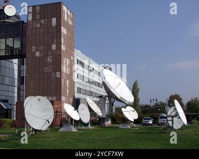 TV Station Up-link Stock Photo