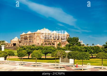 Emirates Palace Mandarin Oriental, luxury hotel, Abu Dhabi, United Arab Emirates, Asia Stock Photo