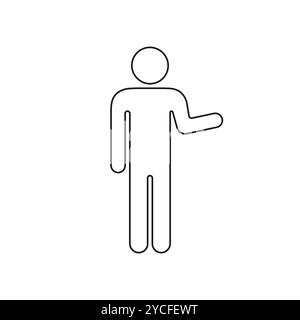 Explain icon, linear isolated illustration, thin line vector, web ...