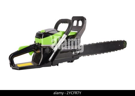 Chainsaw isolated on a white background Stock Photo