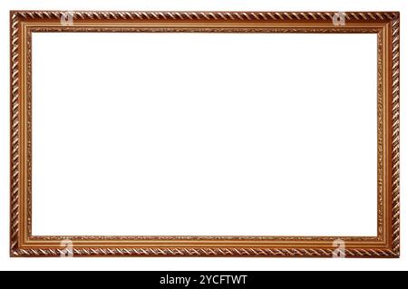 Wooden frame for paintings Stock Photo