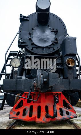 Soviet L Class Soviet Russian L class steam locomotive on display, Ulaanbaatar Railway ...