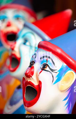 Carnival clowns Stock Photo