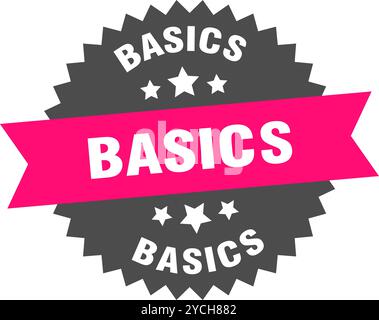 basics ribbon. basics ribbon isolated on transparent background Stock ...