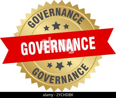 governance ribbon. governance round red sign. governance Stock Vector ...
