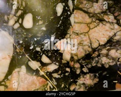 Old Roman marble texture background, Italian marble slab, The texture of limestone or Closeup surface grunge stone texture Stock Photo