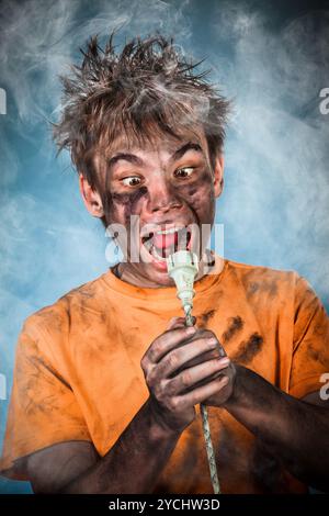 Electric Shock Stock Photo