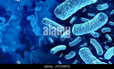 Human disease spreading as microscopic pathogens are being spread ...