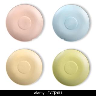 Collage of plates Stock Photo