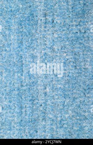 Background of blue carpet or foot scraper Stock Photo