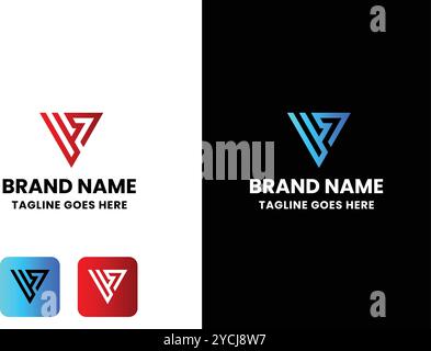 Creative U Letter Logo Stock Vector