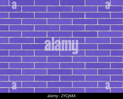 Purple brick wall Stock Photo