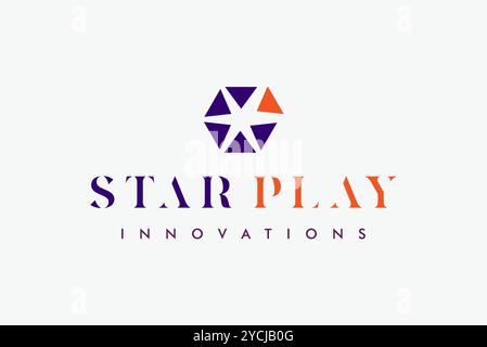 Media logo design vector editable Stock Vector
