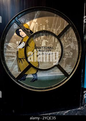 Nabisco trademark sign in the tourist destination Chelsea Market, Chelsea, New York City, NY, USA Stock Photo