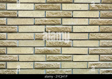 High resolution cream brick wall texture Stock Photo