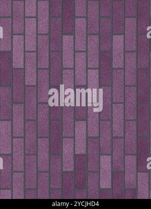 Purple brick wall Stock Photo