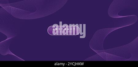 Abstract Stripe Lines Wave Business Background Design. Modern Futuristic Wavy Stock Line Pattern Background. Technology Geometry Streaming Backdrop Stock Vector