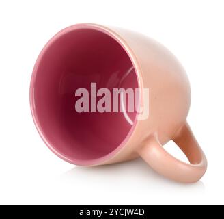 Pink coffee cup Stock Photo