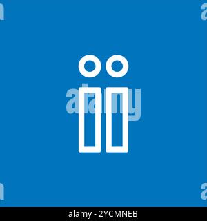 business logo design for technology brand and related company, abstract vector editable Stock Vector