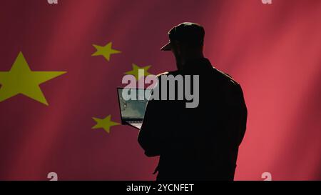 Chinese soldier using radar detecting ballistic missile attacks and ...
