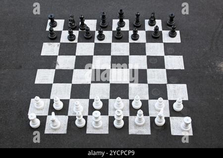 Big chess Stock Photo