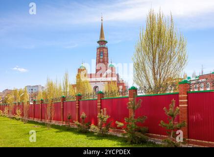 Samara Cathedral Mosque is one of the largest mosques in Russia Stock Photo